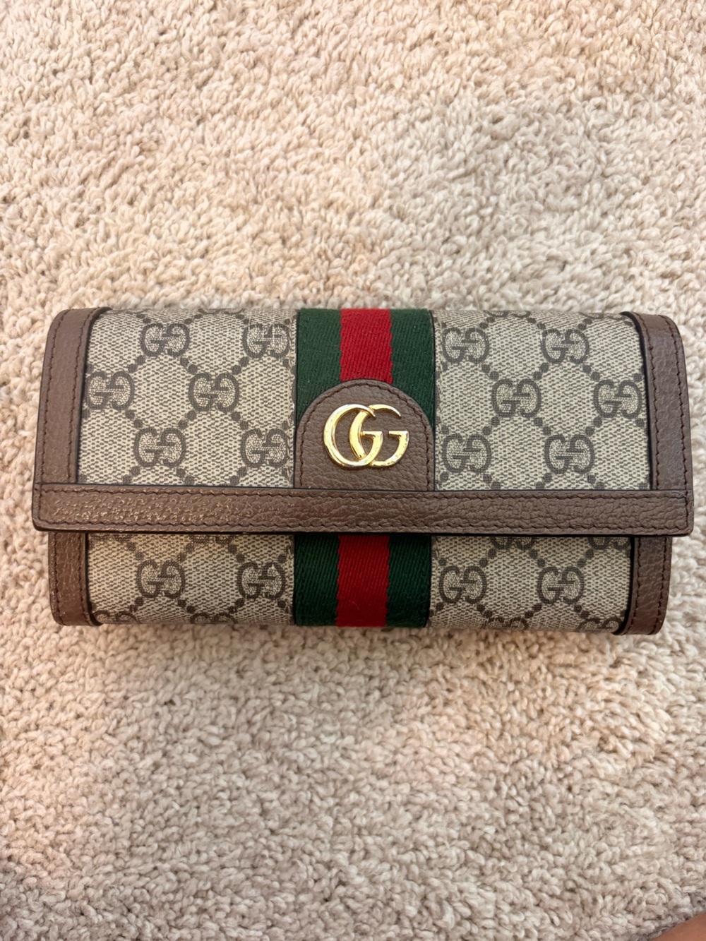 Gucci tri fold wallet